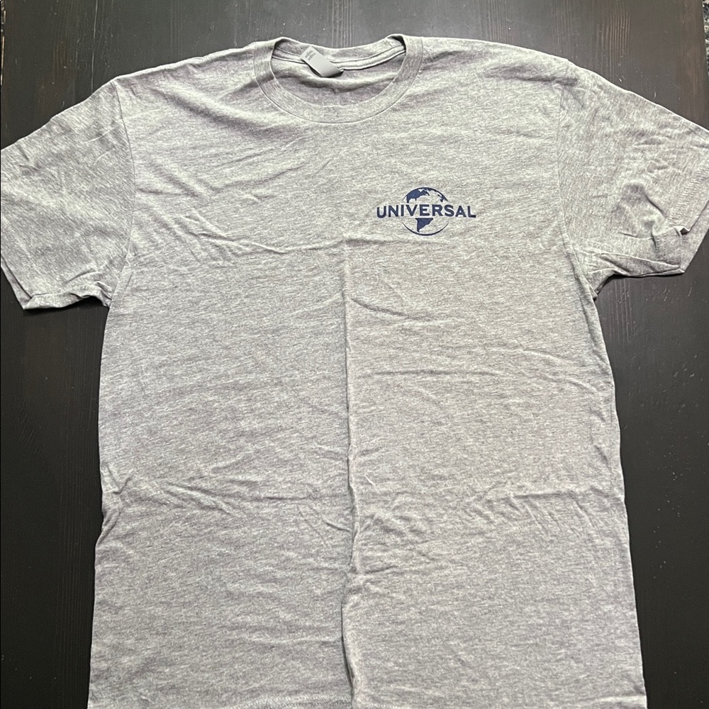 Universal Studios crew shirt. Next Level Apparel Heather Gray T-Shirt